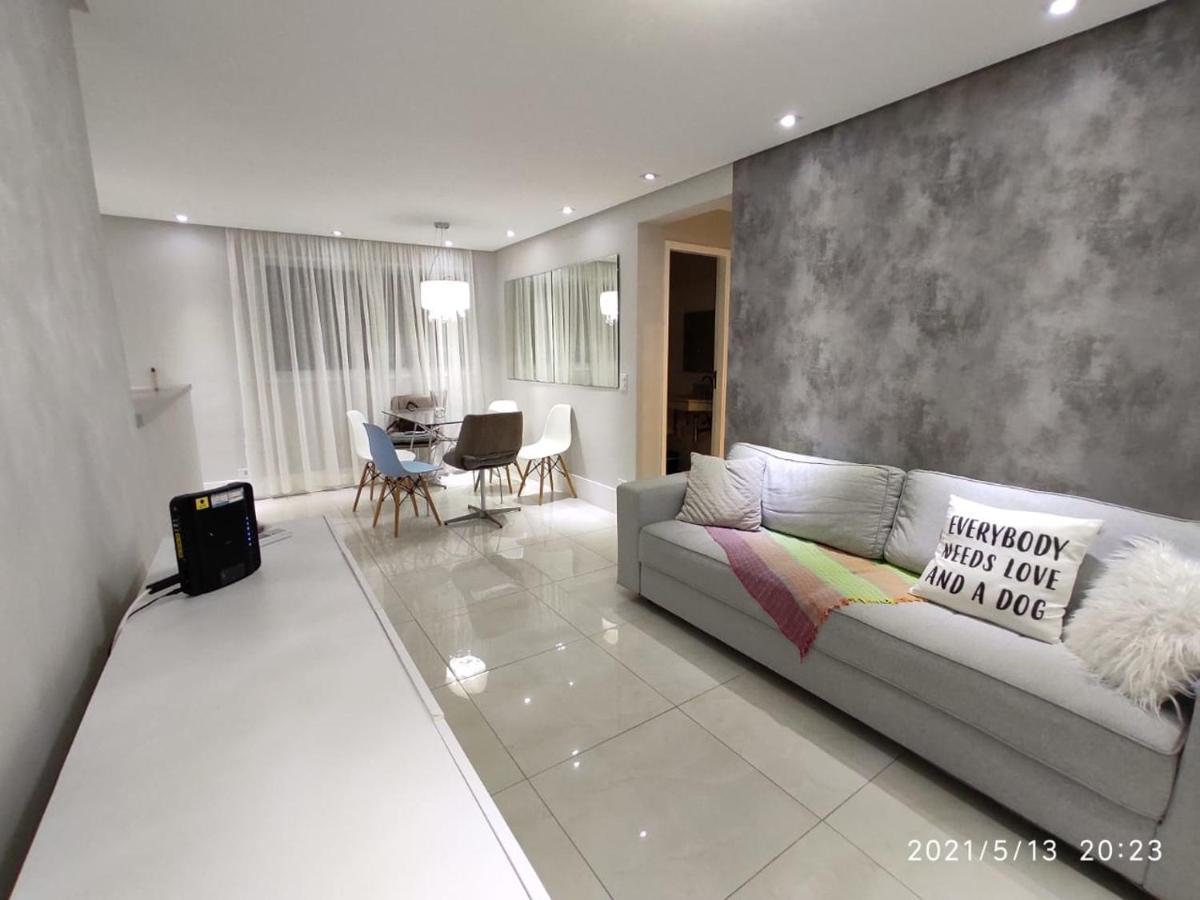 산토스 Apto Novo, 2 Quartos, Quadra Praia Em Santos. 아파트 외부 사진